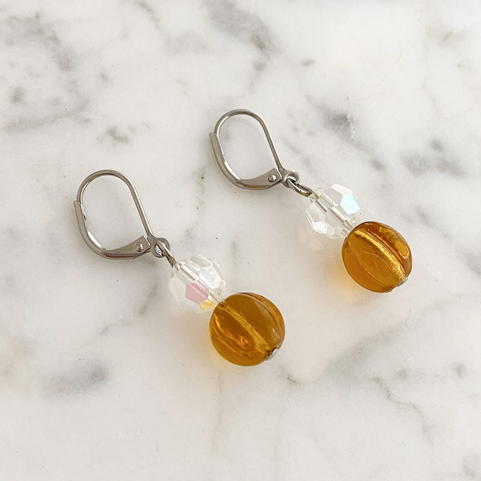 KADEN topaz crystal earrings