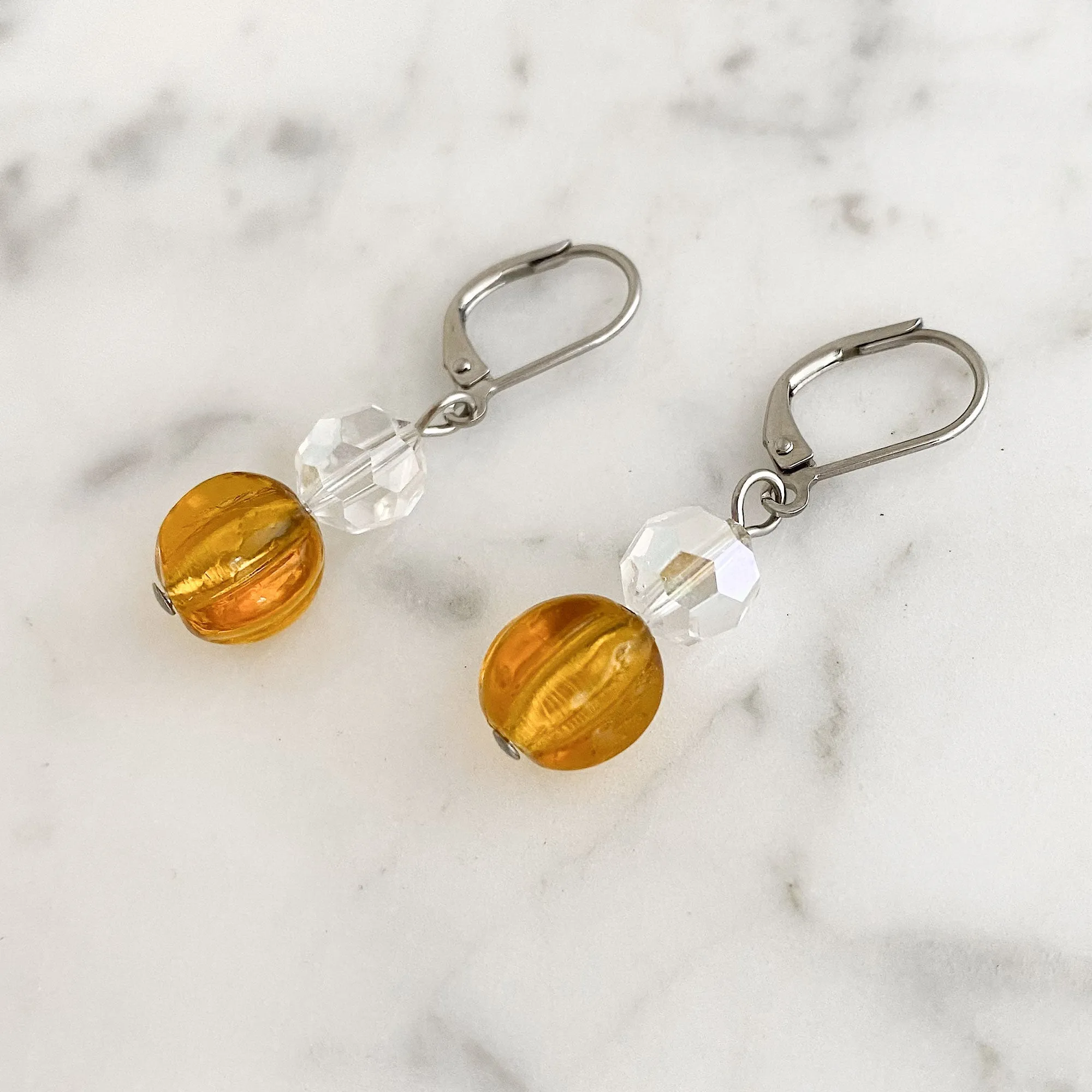 KADEN topaz crystal earrings