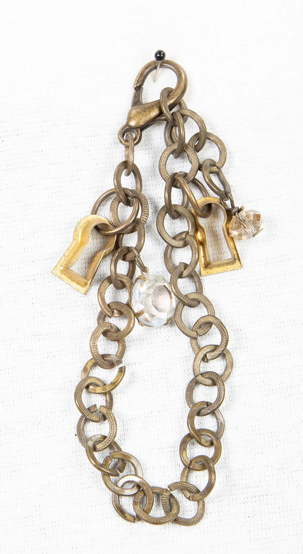 Keyhole Charm Bracelet by Ross Carr Jewellery Designs