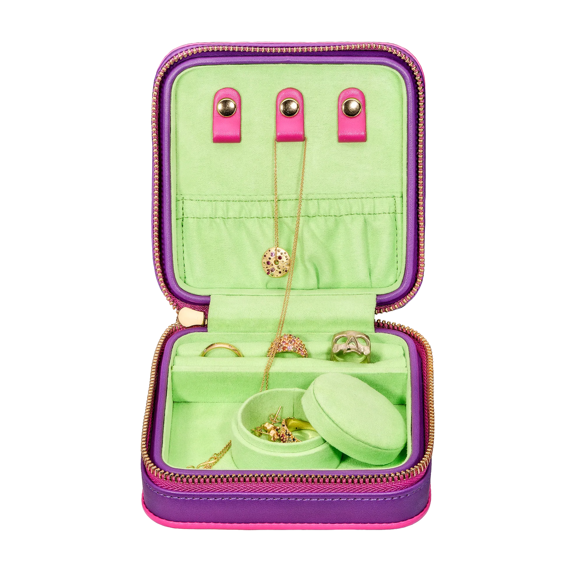 Large Zip Jewellery Case