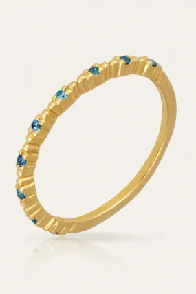 Maira Topaz Ring - Gold