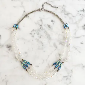 MANUEL vintage crystal necklace