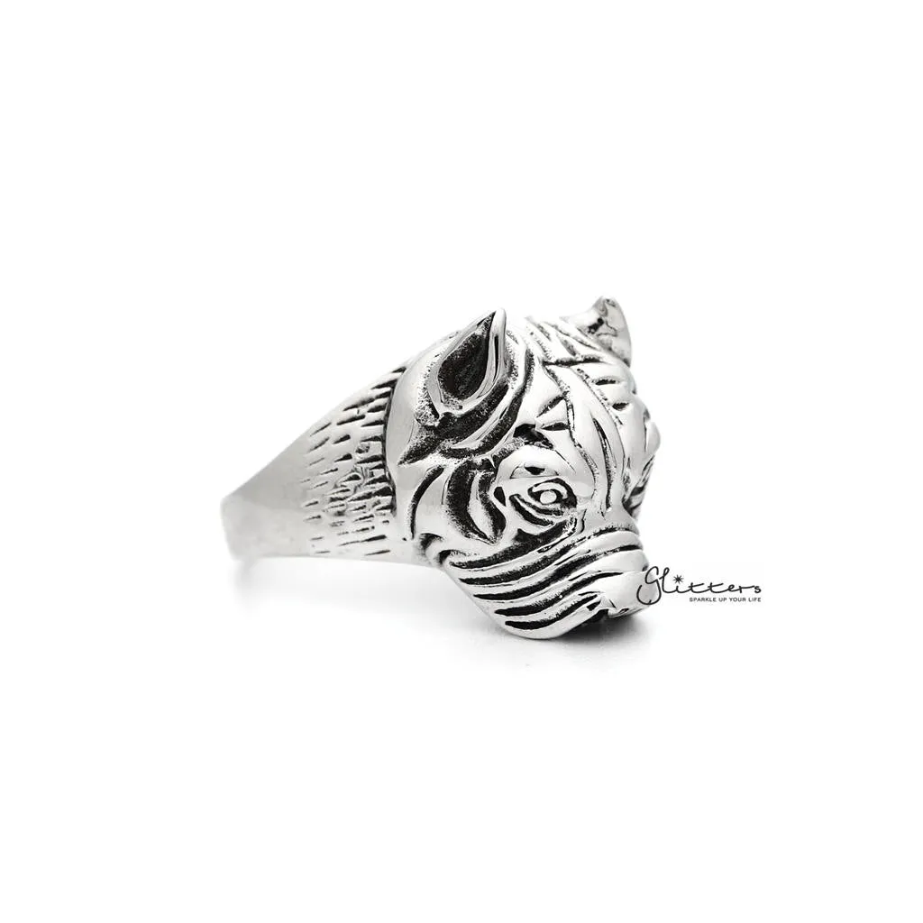 Men's Stainless Steel Dog Casting Rings