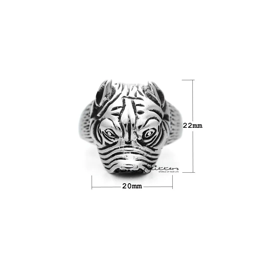 Men's Stainless Steel Dog Casting Rings