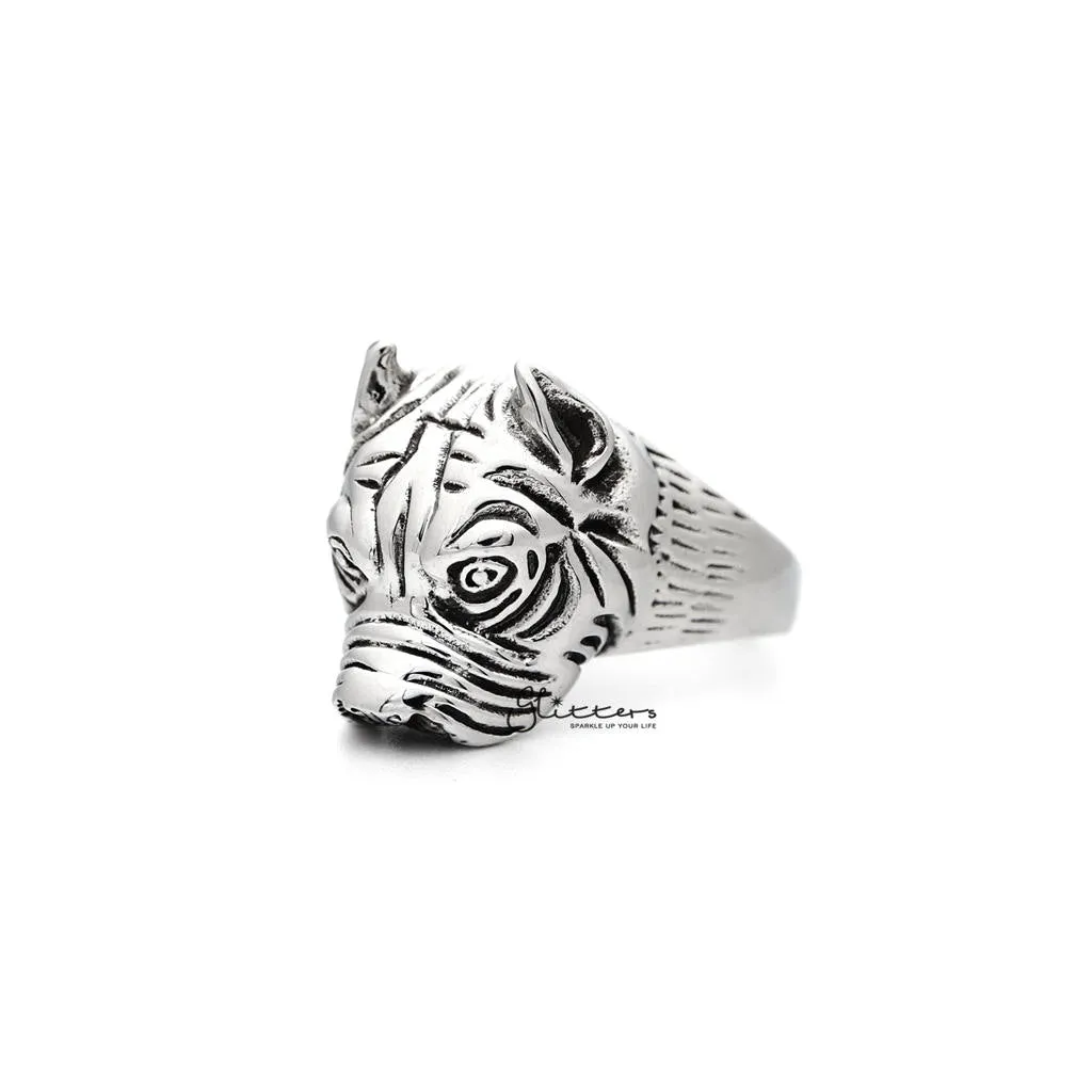 Men's Stainless Steel Dog Casting Rings