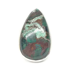 Montie Chrysocolla Statement Ring - A