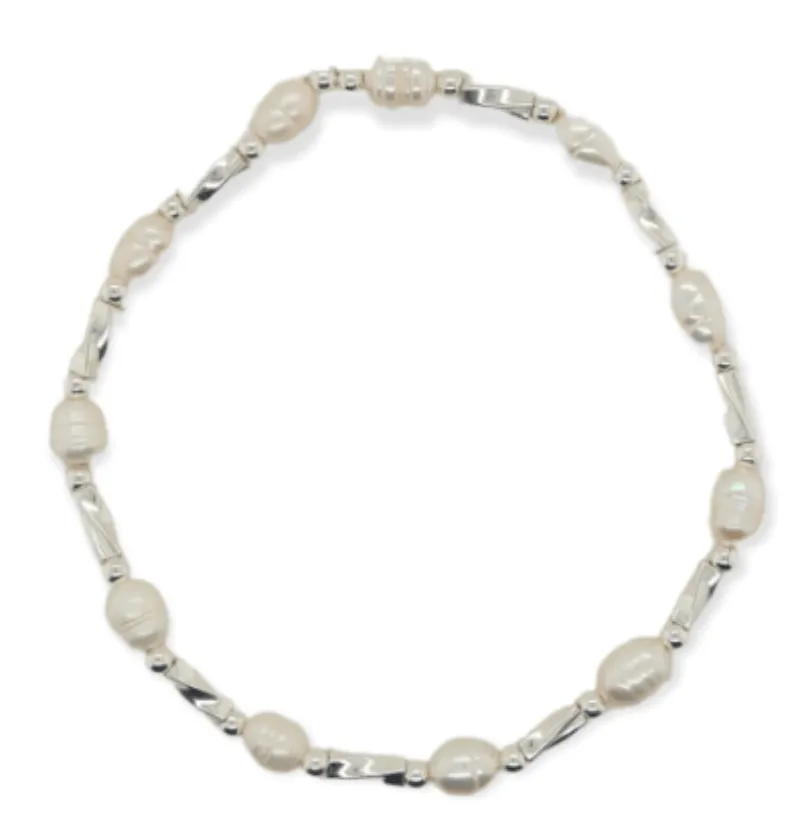 Mountain Creek Jewellery Bracelet Pearl Stretch