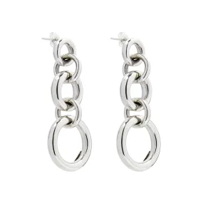 Najo Bolder Drop Silver Earring