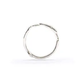 Natalie Marie Organic Silver Band