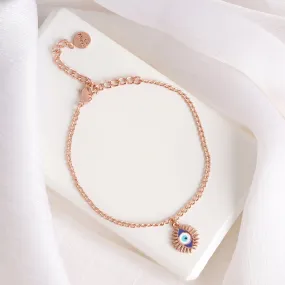 Power Of Eye Rose Gold Bracelet Charm