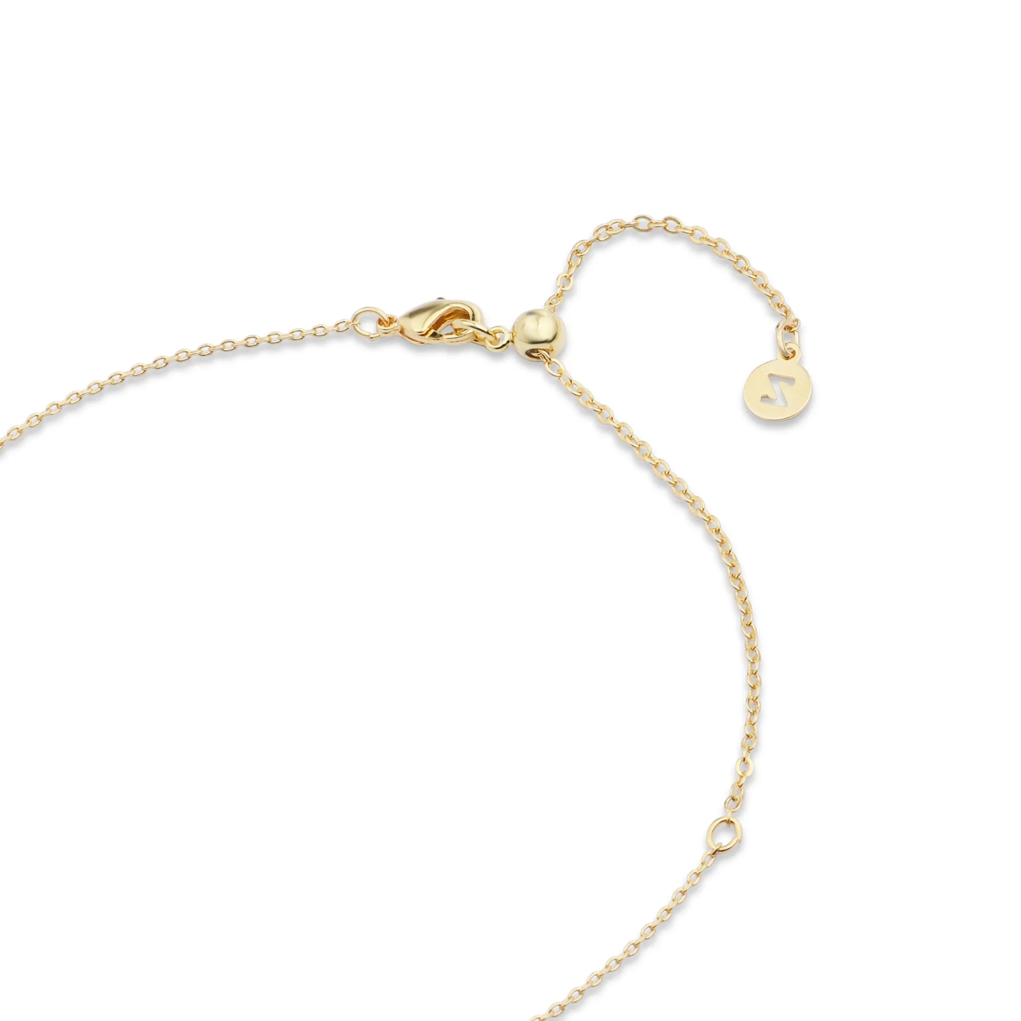 Real Gold Plated Z Gold Molten Pendant Necklace