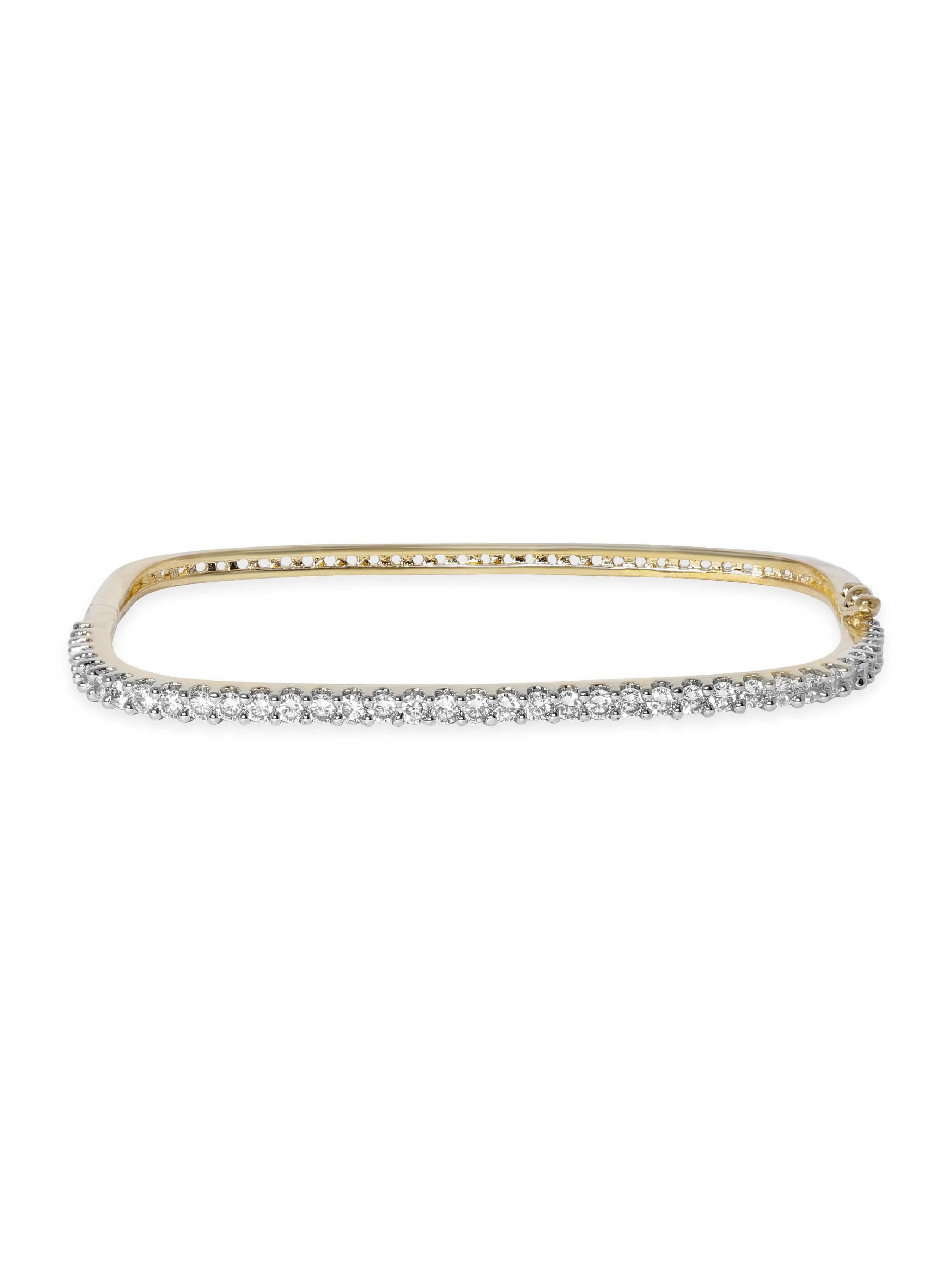 Rubans 22K Gold plated Zirconia studded dainty Classy Bracelet