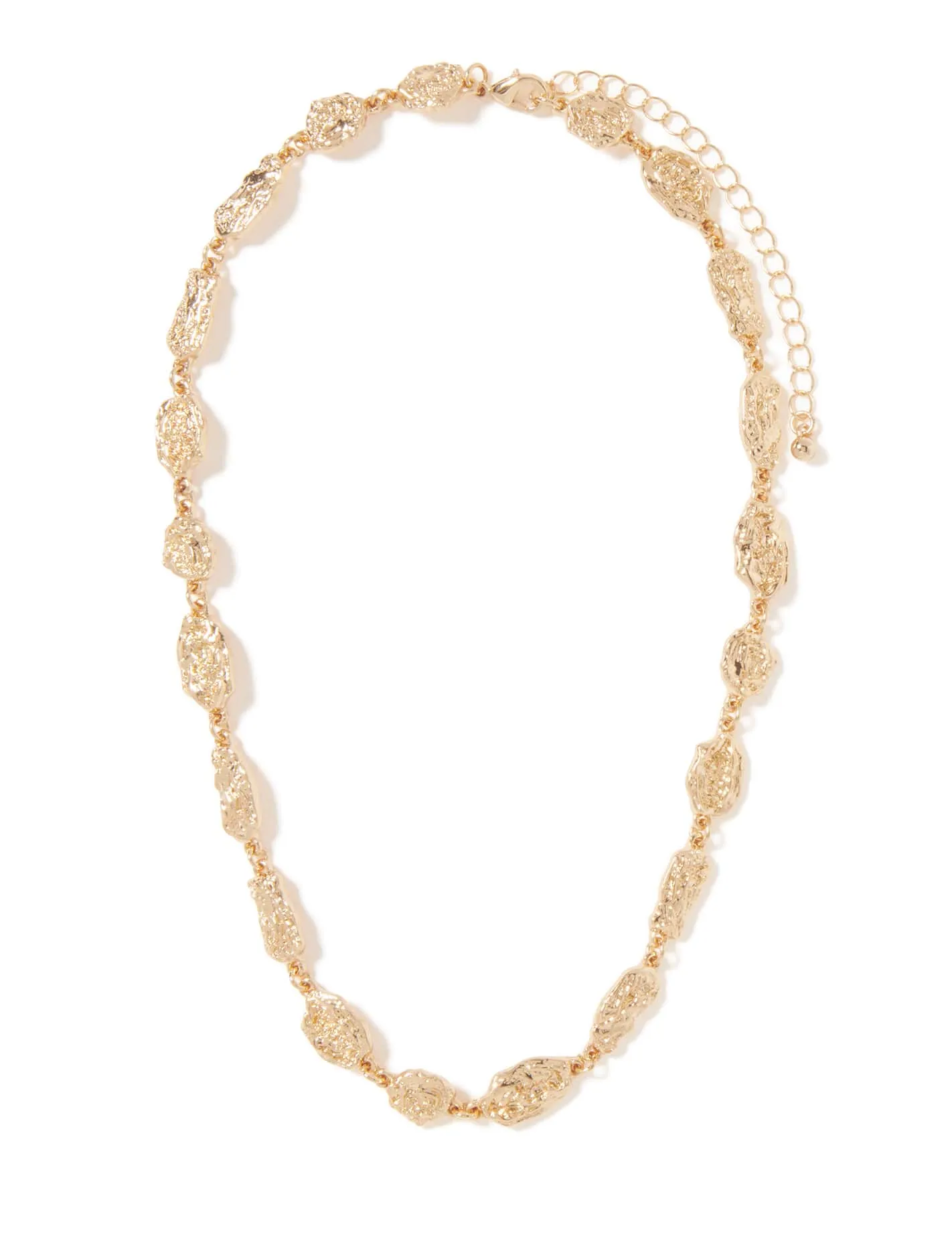 Signature Priscilla Textured Disc Necklace