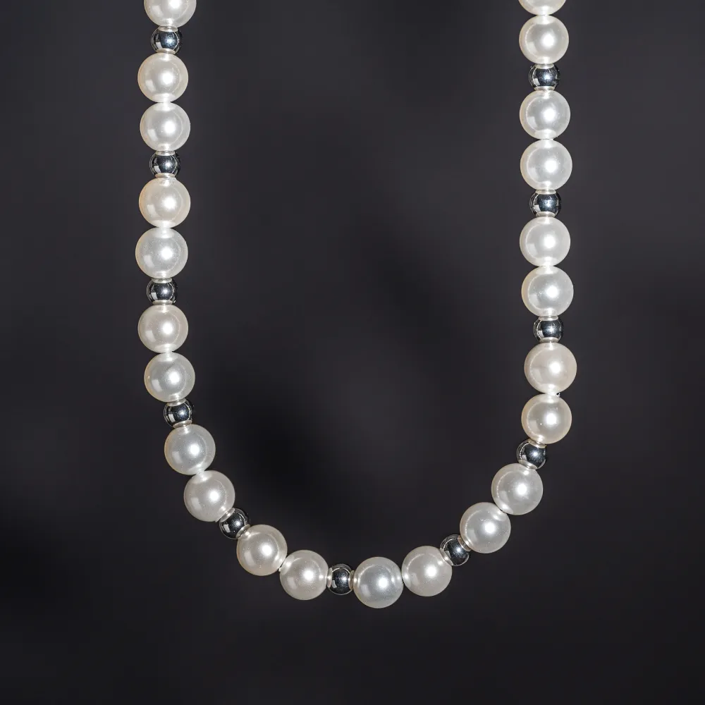 Silver Pearl Chain (6MM)