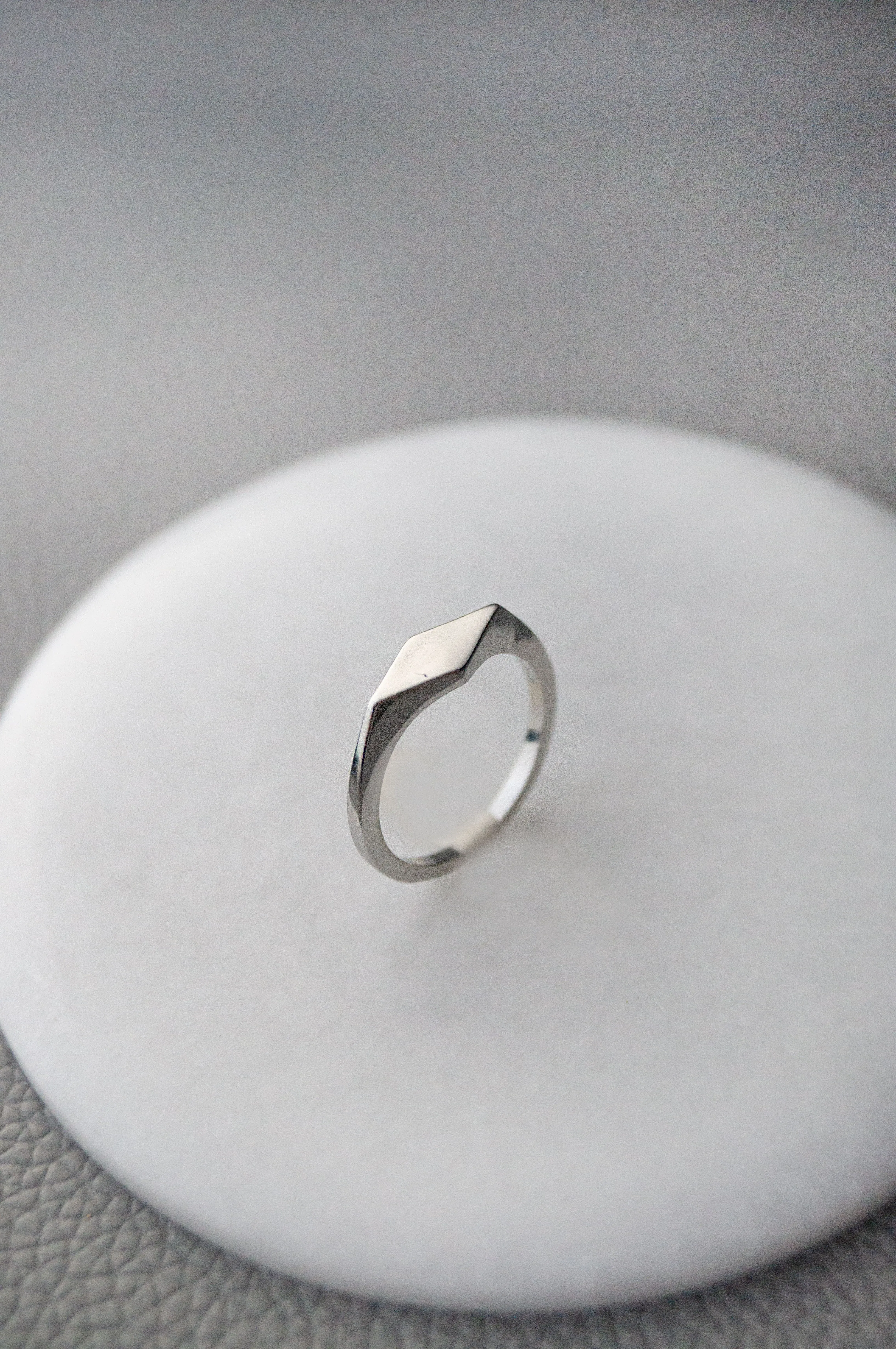 Simplicity Geometric Sterling Silver Ring