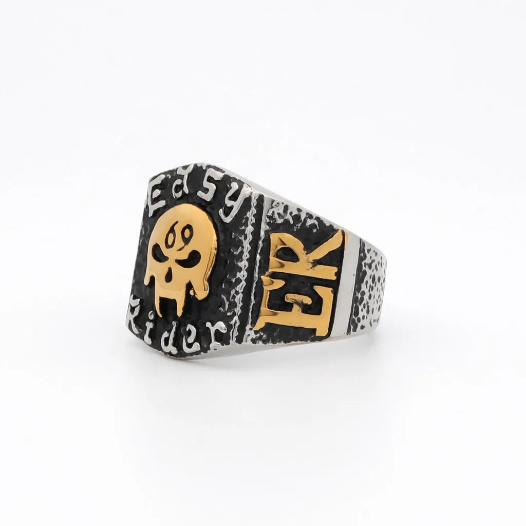 Stainless Steel Skull Ring