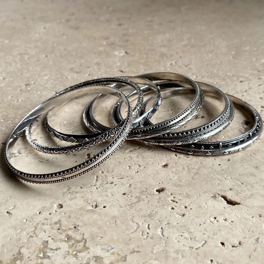 Sterling Silver Bangle - Chennai 02