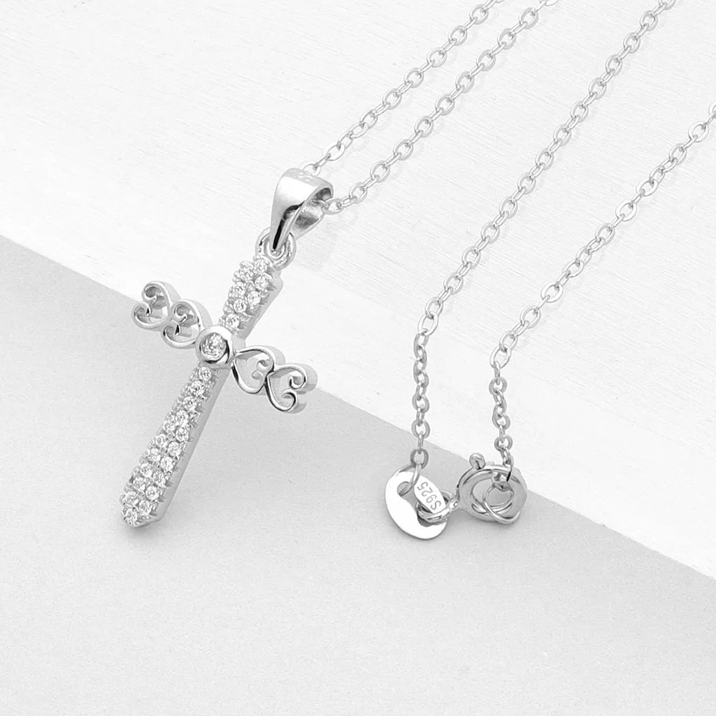 Sterling Silver Cross Necklace