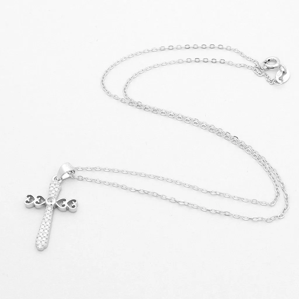 Sterling Silver Cross Necklace