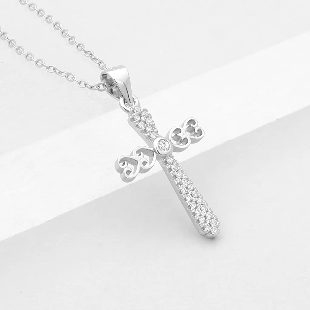 Sterling Silver Cross Necklace