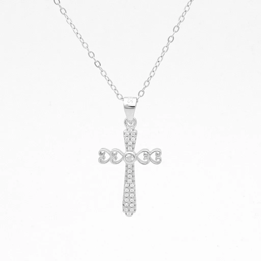 Sterling Silver Cross Necklace