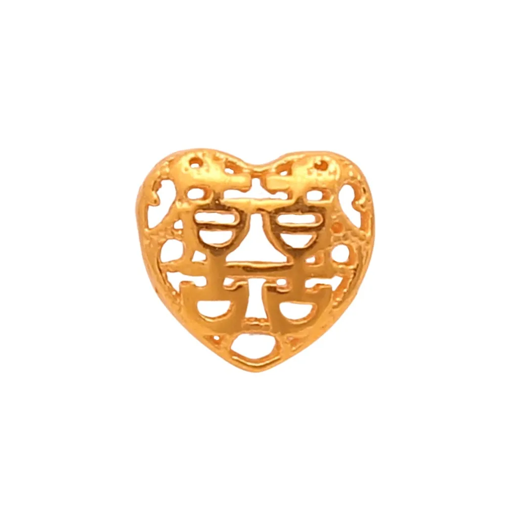 TAKA Jewellery 916 Gold Charm Double Happiness