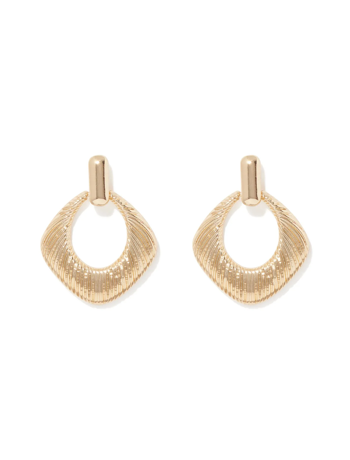 Teddy Textured Drop Earrings