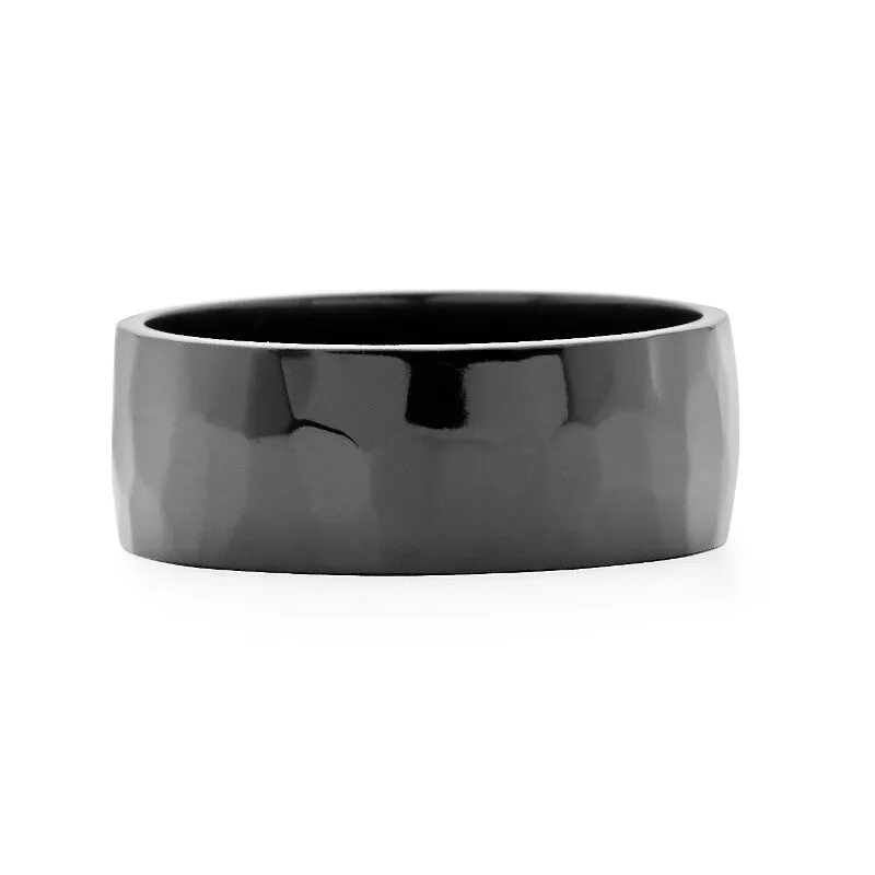 Textured Zirconium Ring