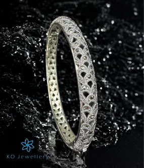 The Aura Silver Marcasite Openable Bracelet