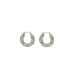 Vivid Earrings, Silver