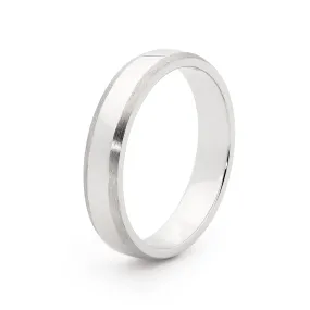 White gold men’s ring