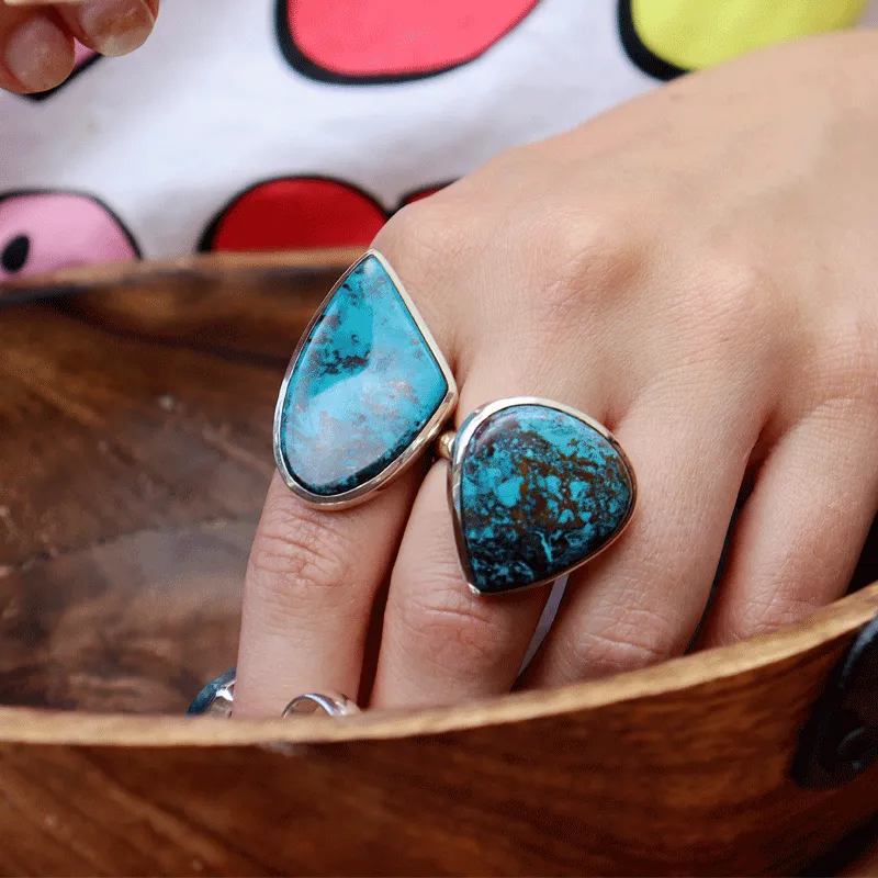 Zama Shattuckite Bohemian Silver Ring