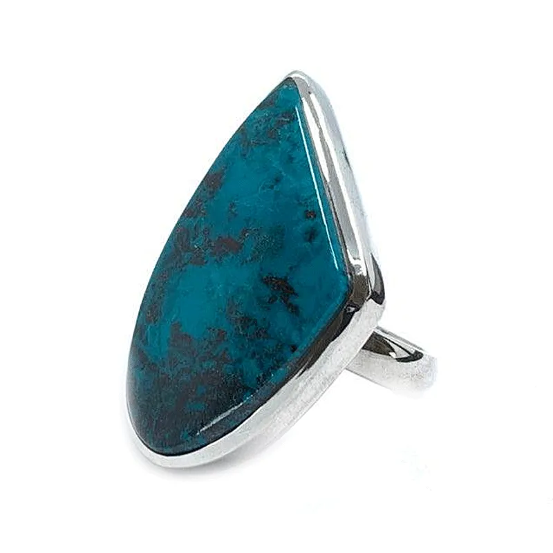 Zama Shattuckite Bohemian Silver Ring